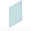 12mm Glass Master Hinge 800W x 1200H