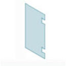 12mm Glass Polaris Hinge 600W x 1200H