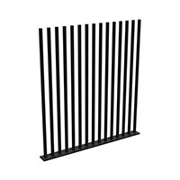 PIK INLINE Panel  1200Wx1280H  Black