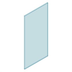 12mm Glass Frameless 700W x 1200H