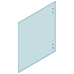 12mm Glass Master Hinge 1200W x 1200H