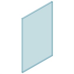 10mm SemiFrameless Balustrade 580Wx950H