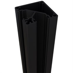 Aus 50mm  1400mm  90 POST  BLACK