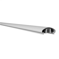 Aus 50mm  5800mm  OVAL HNDRL  WHITE