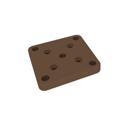 Aluma BASE PLATE SET50mm post TERRAIN