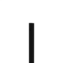 BARR POST  1800mm Long  Black