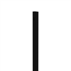 BARR POST  2500mm Long  Black