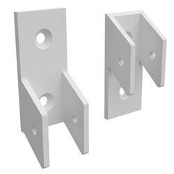 BARR  C RAKING Bracket  4 pk  White