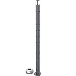 508mm 90Deg drilled post with BP 982mm