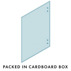 12mm Glass Master Hinge 800W x 1200H