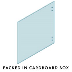12mm Glass Master Hinge 1400W x 1200H