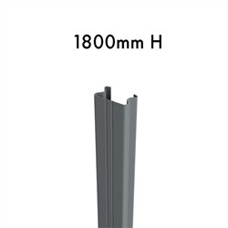 C BOND  CHANNEL POST 1800mmH BASALT