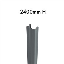 C BOND  CHANNEL POST 2400mmH BASALT