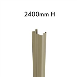 C BONDCHANNEL POST 2400mmH PAPERBARK