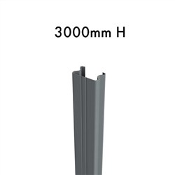 C BOND  CHANNEL POST 3000mmH BASALT