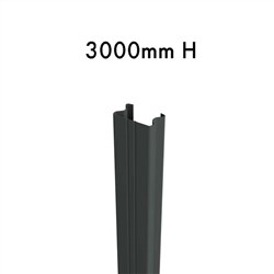 C BOND  CHANNEL POST 3000mmH W Grey