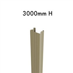 C BONDCHANNEL POST 3000mmH PAPERBARK