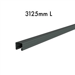 C BOND  RAIL  3125mmL  W Grey