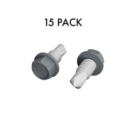 C BOND  Tek Screws  BASALT  15PK