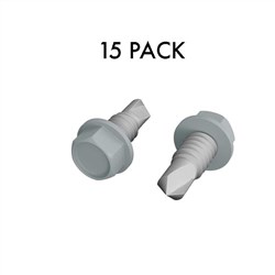 C BOND  Tek Screws  MILL  15PK