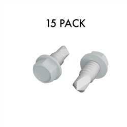 C BOND  Tek Screws  SURFMIST  15PK