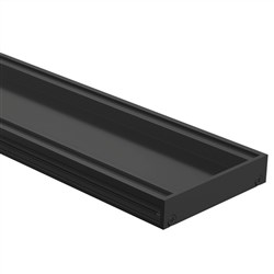 Dlab w 10mm TILE INSERT3600Lx20mmHBLK