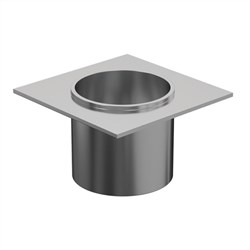 drainlab 40mm diam DRAIN OUTLET  SATIN