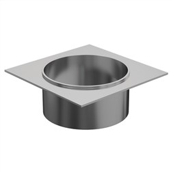 drainlab 72mm diam DRAIN OUTLET  SATIN