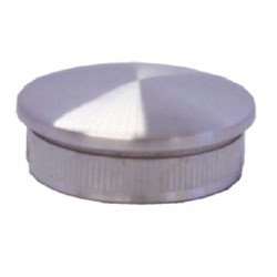 Euro  38mm  Dome End Cap  SATIN