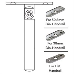 Euro  Vertical Swivel 3 saddles  SATIN