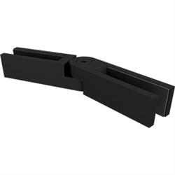 CLAMP SS316  RIGI  SWIVEL  BLACK