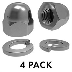 M12 DOME NUT with WASHER  SS316  4pk