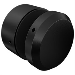 GLASS STANDOFF  50x20mm  BLACK