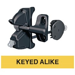 Lokk Latch  Deluxe Lockable Keyed Alike