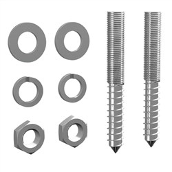 MADRID TILT M12 Timber Fixing Kit