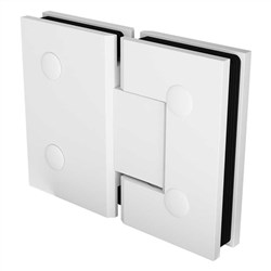 Purity SNO Glass to Glass Hinge  WHITE