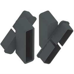 QS XP Louvre Brackets  W Grey