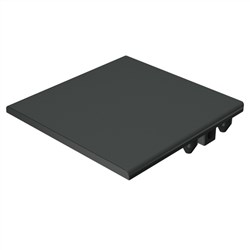 QS Gate  50x50mm TOP CAP  W Grey