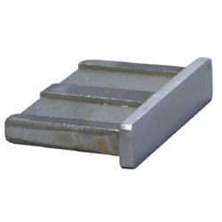Solo  50x10mm  End Cap  SATIN