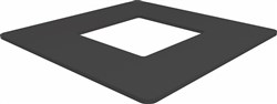 SQ 50x50  DRESS RING  110x100mm BLACK