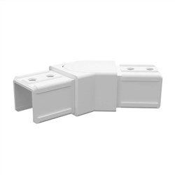 SUMMIT 25x21mm Horiz Joiner Adj  WHITE