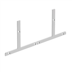 Visor 2 x Deck Mount END PLATES  MILL
