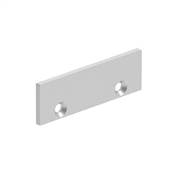 Visor  END PLATE for railing  MILL
