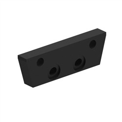 Visor  WALL POST Bracket  Black