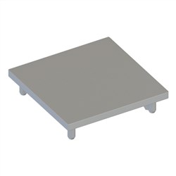 Batten  45x45mm  END CAP  MILL