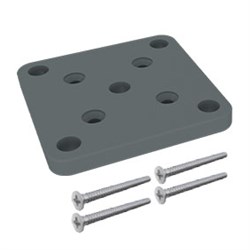 BASE PLATE SET 50mm post  BASALT