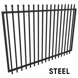 Zeus Steel  2450Wx1800H  BLACK