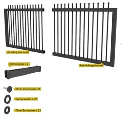 Zeus STEELSLIDING GATE KIT 4260Wx1790H