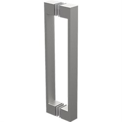 ZURICH D shape Handle 250mmPEARL SATIN